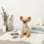 パンダさんギンガムチェックリボンぬいぐるみ