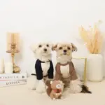 リスさんギンガムチェックリボンぬいぐるみ