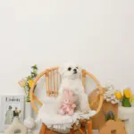 うさぎさんギンガムチェックリボンぬいぐるみ