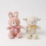 うさぎさんギンガムチェックリボンぬいぐるみ