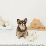 ひつじさんギンガムチェックリボンぬいぐるみ