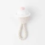 デンタルロープ鳴き笛入りマカロンカップケーキ