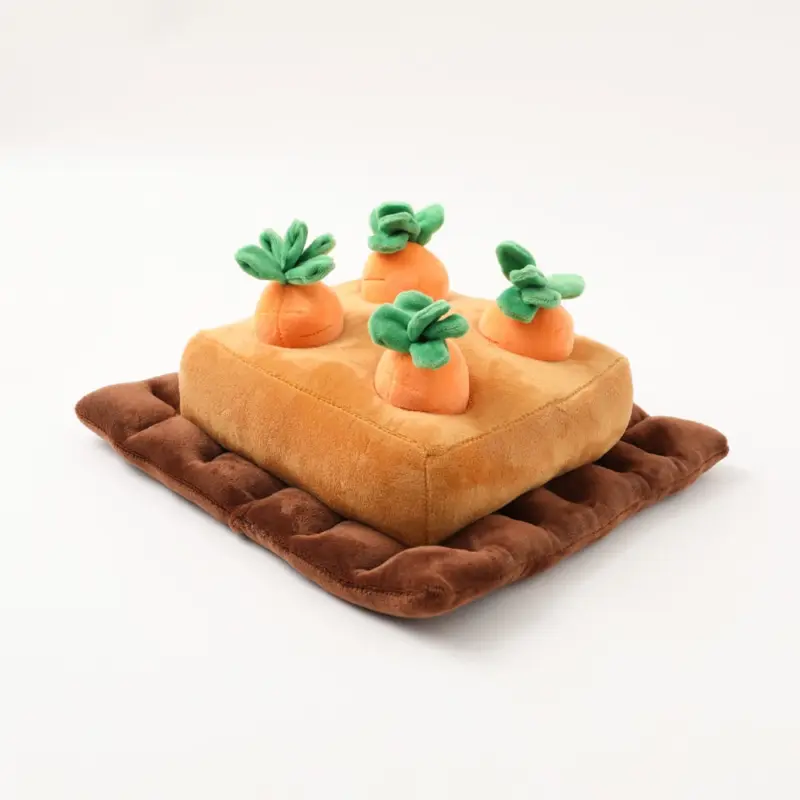 ノーズワーク4つのにんじん畑のおもちゃ
