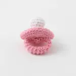 手編みのおしゃぶりおもちゃ