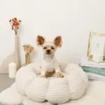 ギンガムチェックドーナツクッションベッド