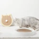 ねこ型壁掛け爪とぎマット