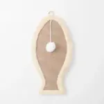 さかな型壁掛け爪とぎマット