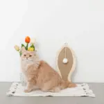 さかな型壁掛け爪とぎマット