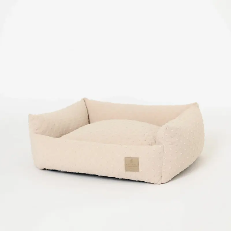 ドットヤーンキルティングクッションベッド