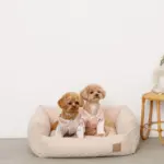 ドットヤーンキルティングクッションベッド