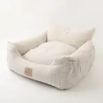 ストライプふんわりドライブペットベッド