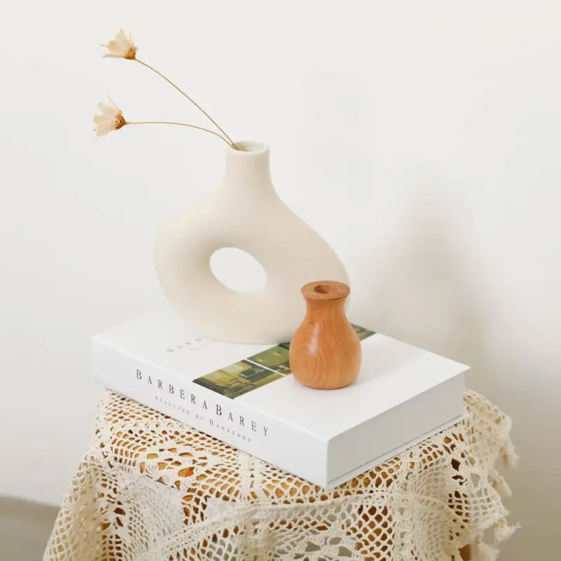 カーブサークルフラワーベース