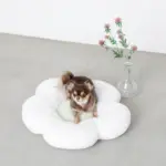 ファーフラワークッションベッド