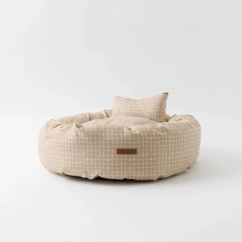 グラフチェッククッションベッド(ピローセット)