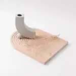 ウッドセミサークルトレイ