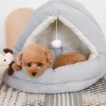 ポンポン付セミクローズドベッド S