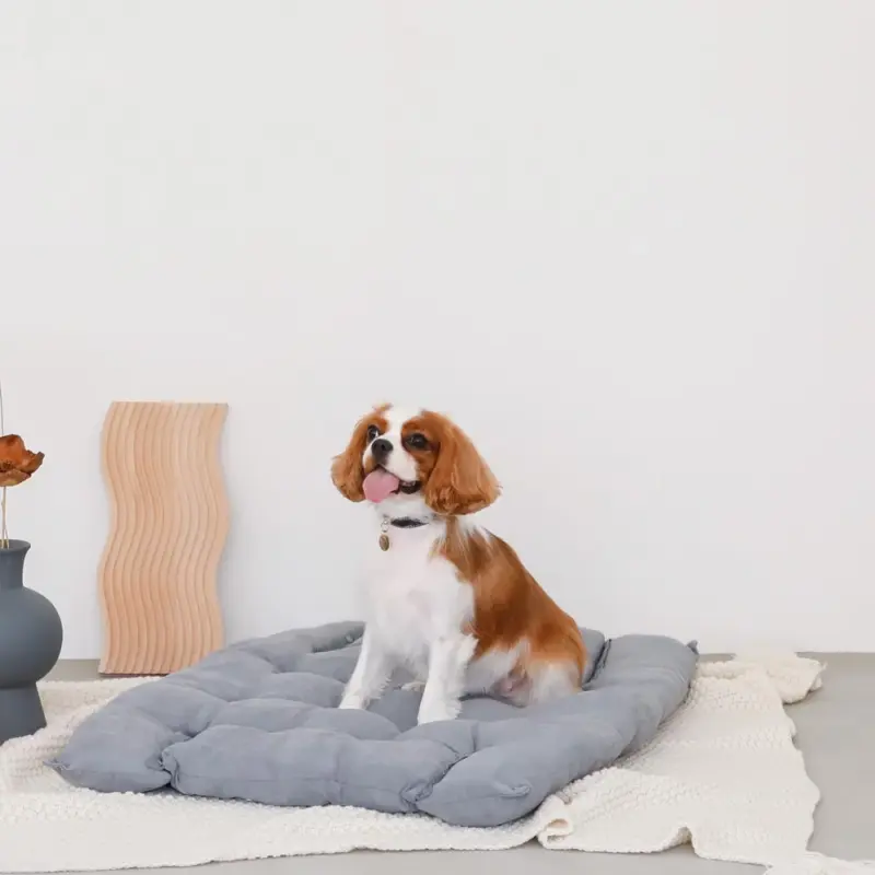 ベッドスローブランケット タッセル付