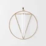 サークル型ウォールフラワーベース フック付