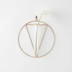 サークル型ウォールフラワーベース フック付