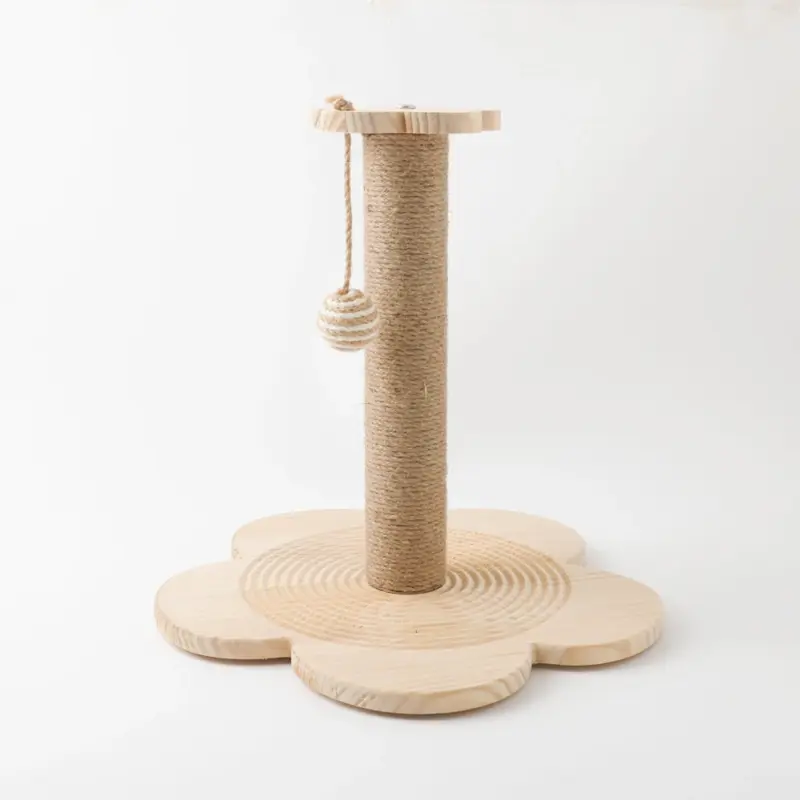 フラワーポールタワー爪とぎ