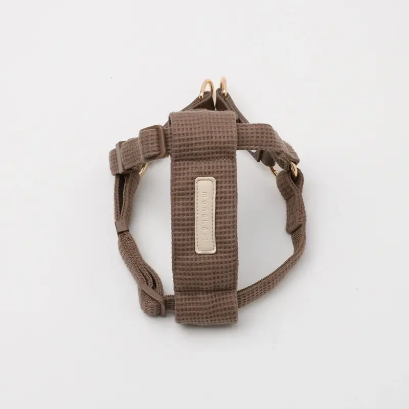 PUレザー×ワッフルハーネス