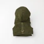 フード付きキルティングダウンライクハーネス+リードSET【名入れ刺繍対応】