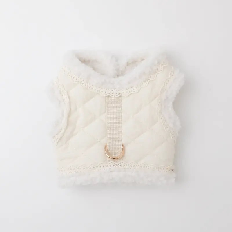 キルティングボアレースハーネス+リードSET【名入れ刺繍対応】