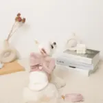 ビッグリボンファーハーネス+リードSET【名入れ刺繍対応】