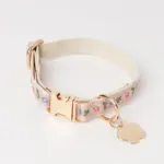 フラワーチャーム刺繍カラー+リードSET【名入れ彫刻対応】