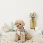 撥水バイカラーハーネス+リードSET【名入れ刺繍対応】