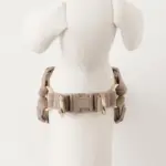 撥水バイカラーハーネス+リードSET【名入れ刺繍対応】