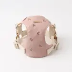 さくらんぼ刺繍ハーネス+リードSET【名入れ刺繍対応】