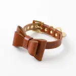 オーストレザーリボンカラー【名入れ彫刻対応】