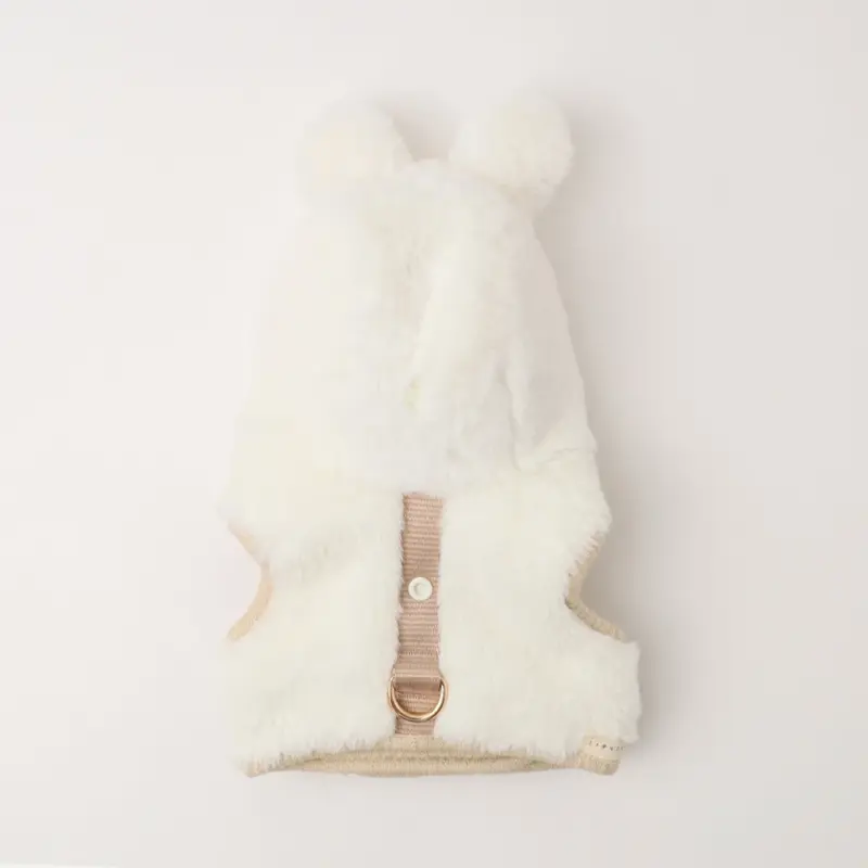 うさぎ耳付きフードファーハーネス