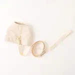 刺繍レースハーネス＋リードSET【名入れ刺繍対応】