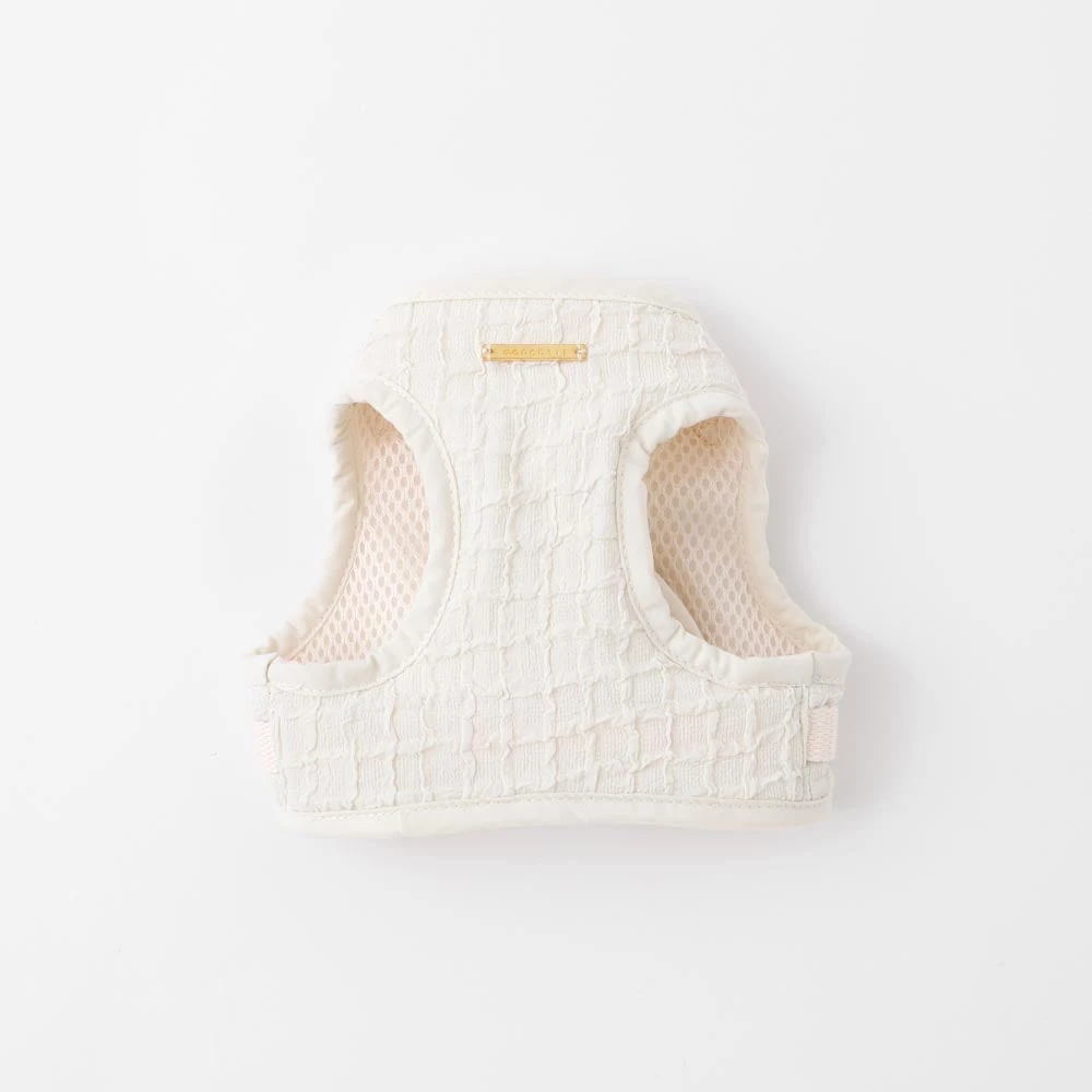 product_image_1763961982 ぽこぽこチェックハーネス+リードSET【名入れ刺繍対応】