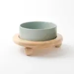 ウッドボールベースシングルフードボウル