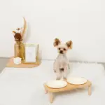 ナチュラルウッドダブルフードボウル