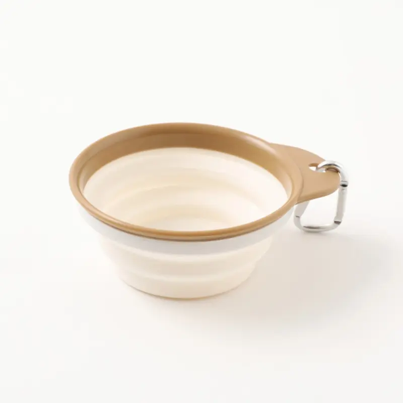 折りたたみぺたんこフードボウル フック付