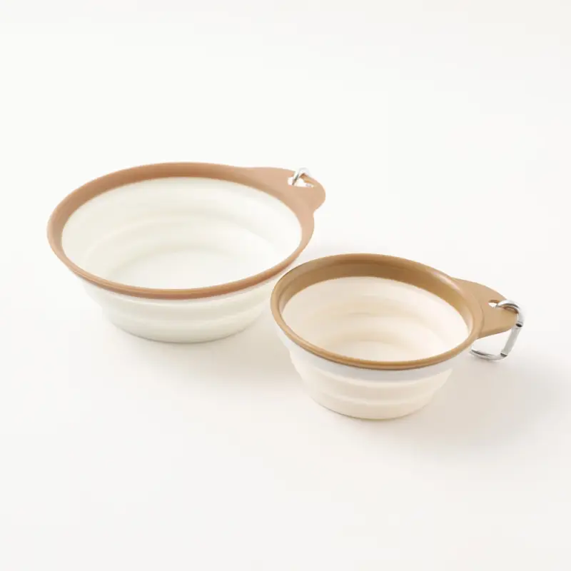 折りたたみぺたんこフードボウル フック付