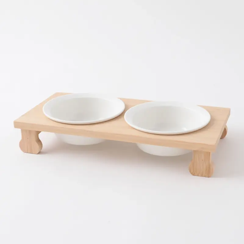 ウッドスタンドダブルフードボウル