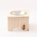 フードボウルスタンド(ウッド×ステンレス)
